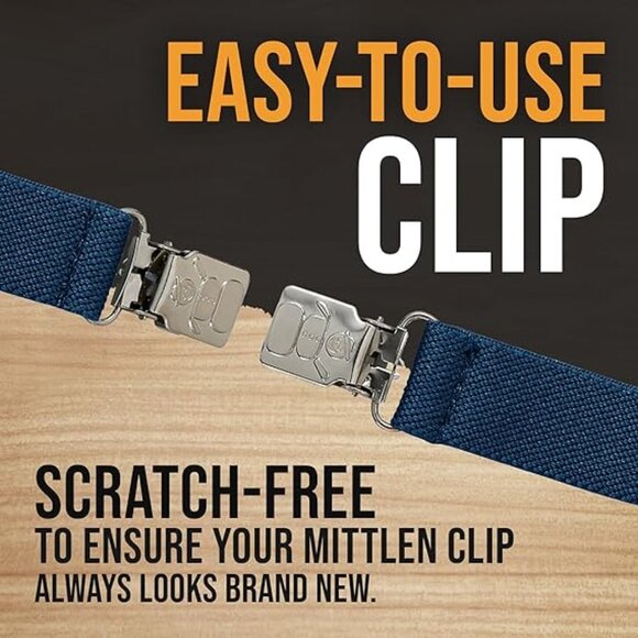 Hold’Em Mitten Glove Clips for Toddler & Kids Extra Tight Grip - Navy - Picture 6 of 6